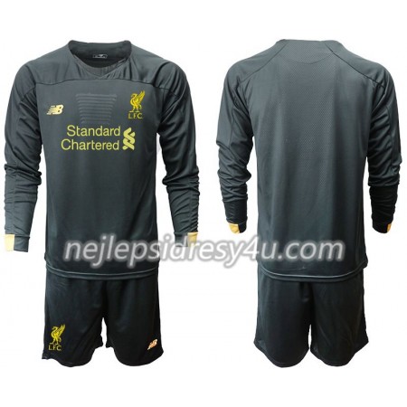 Fotbalový Dres Liverpool Brankářské Dětské Domácí 2019/20 Dlouhý Rukáv